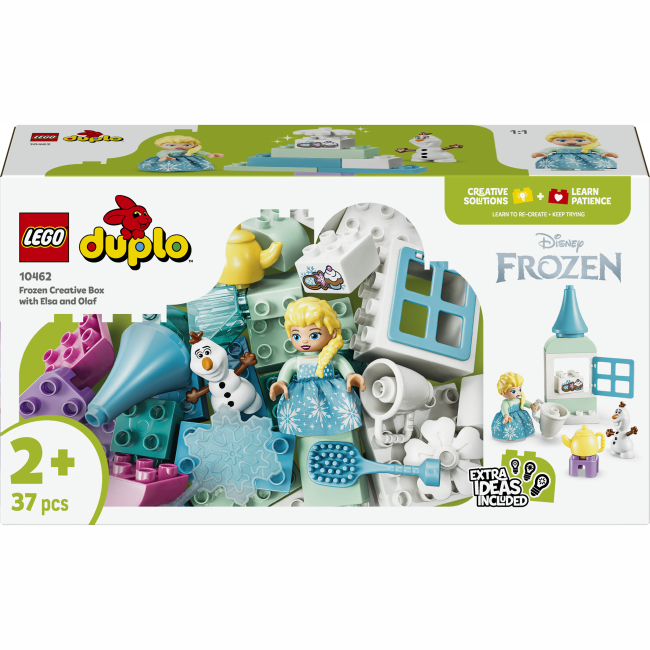 Конструктор Lego DUPLO Коробка для творчого конструювання «Крижане серце» з Ельзою й Олафом (10462)