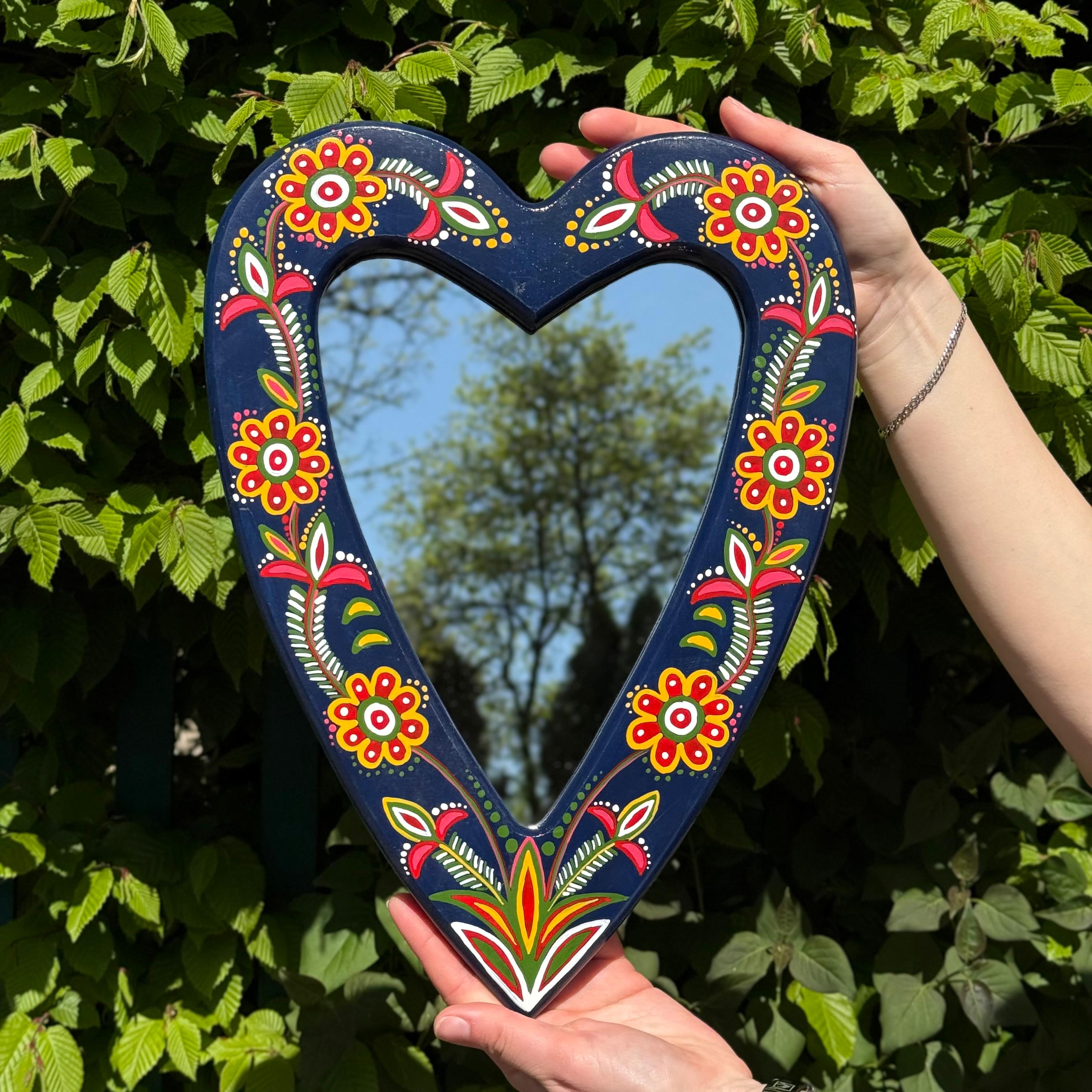 Мальоване дзеркало "Чічане", 39*28 см