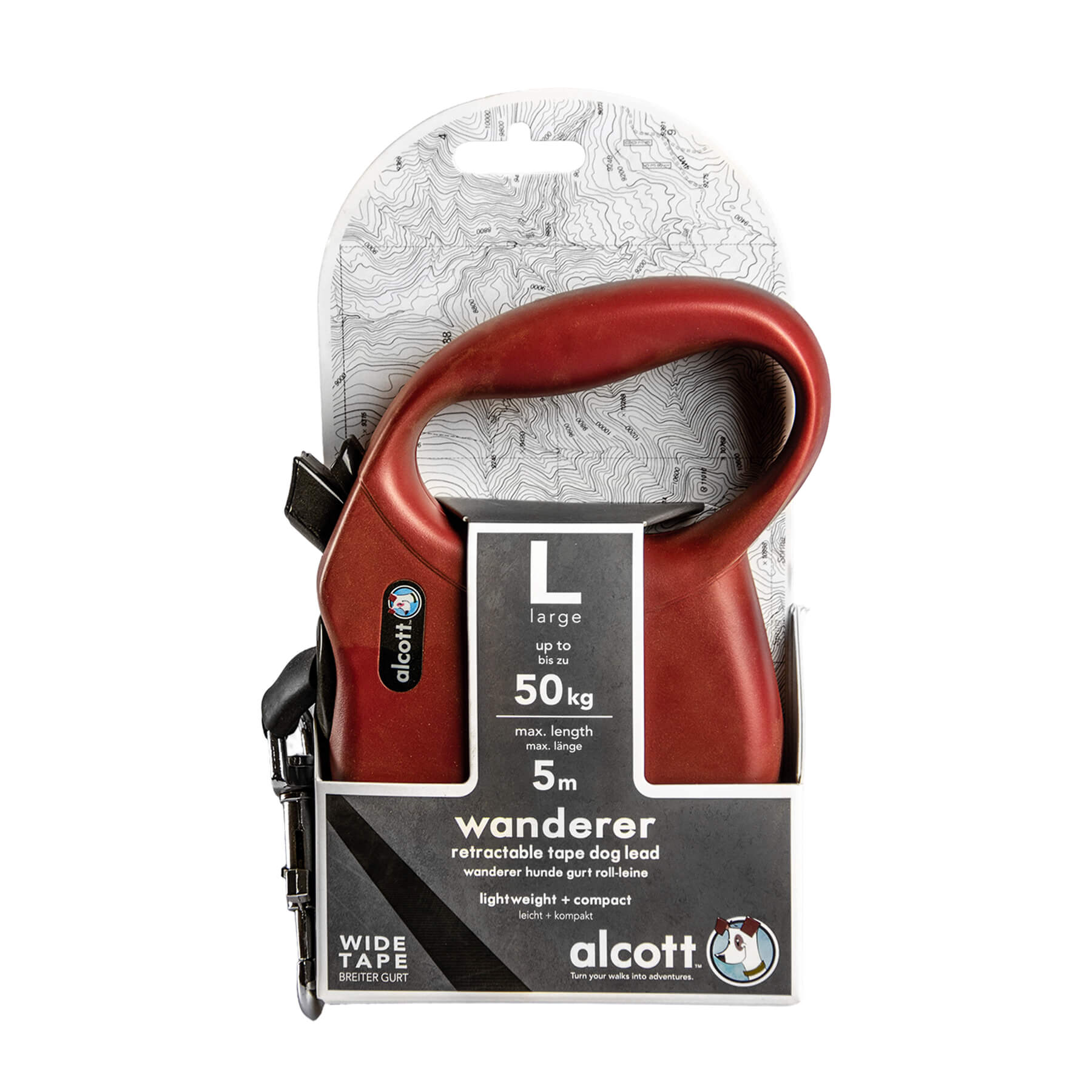 РУЛЕТКА Alcott 5 м/50 кг бордова 19439