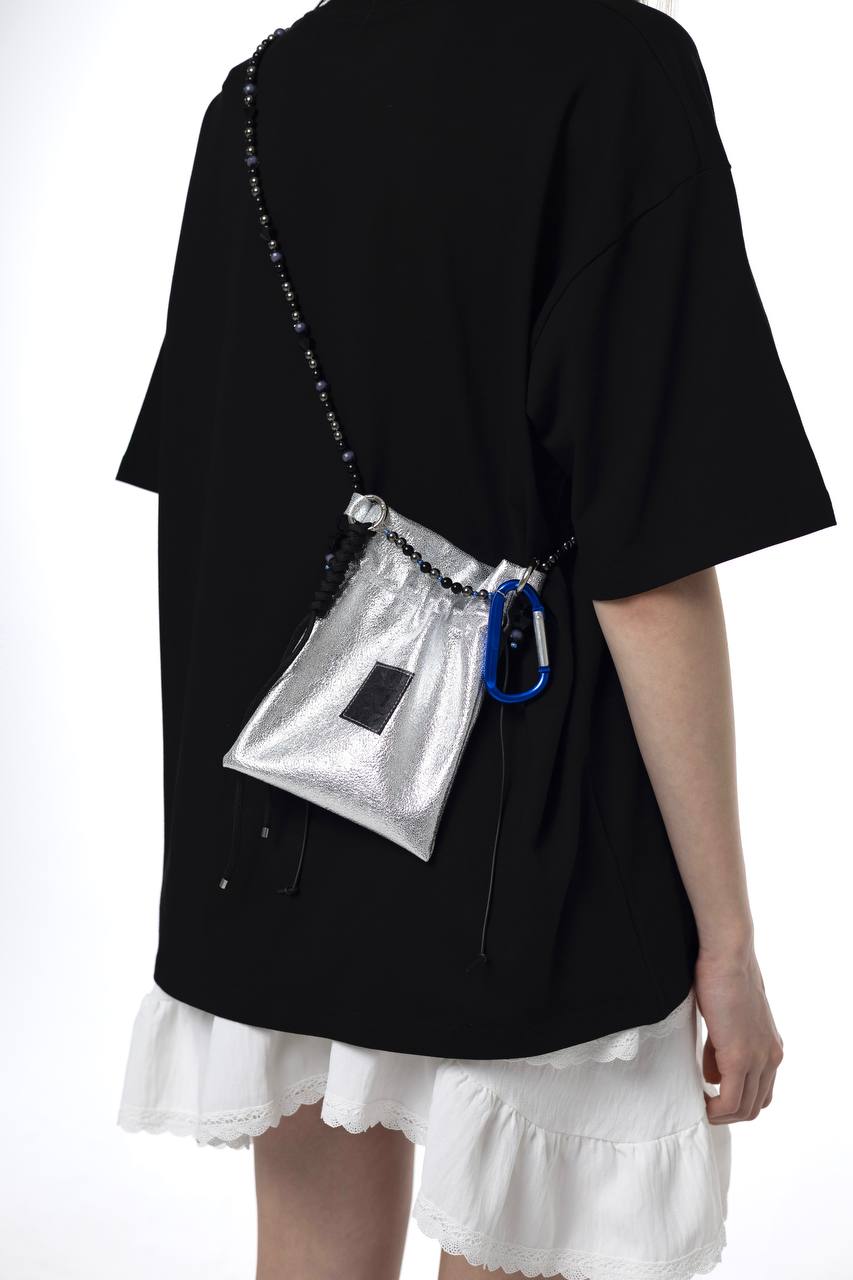 PHONE-bag silver&blue