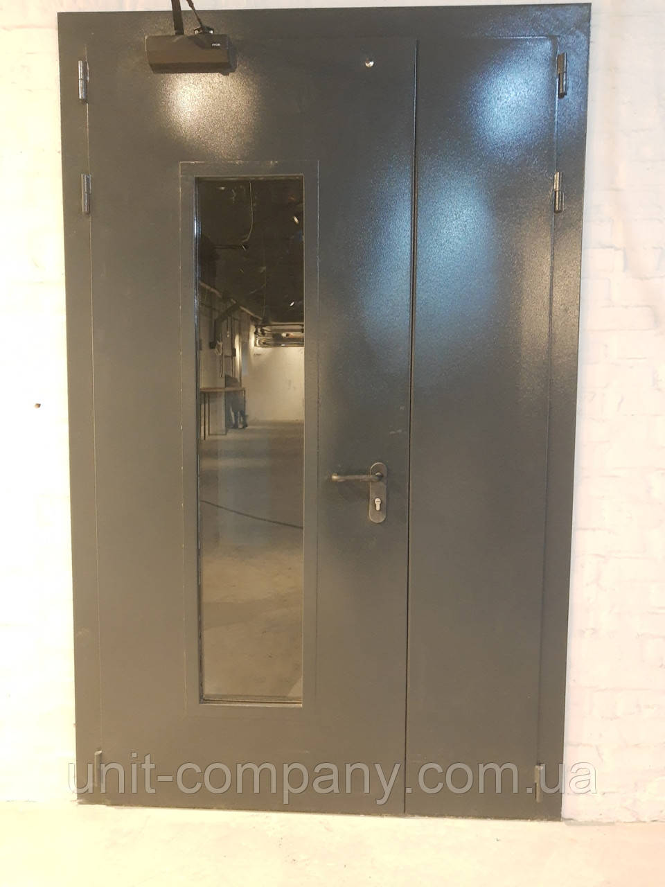 Двері протипожежні ЕІ-30 зі склінням