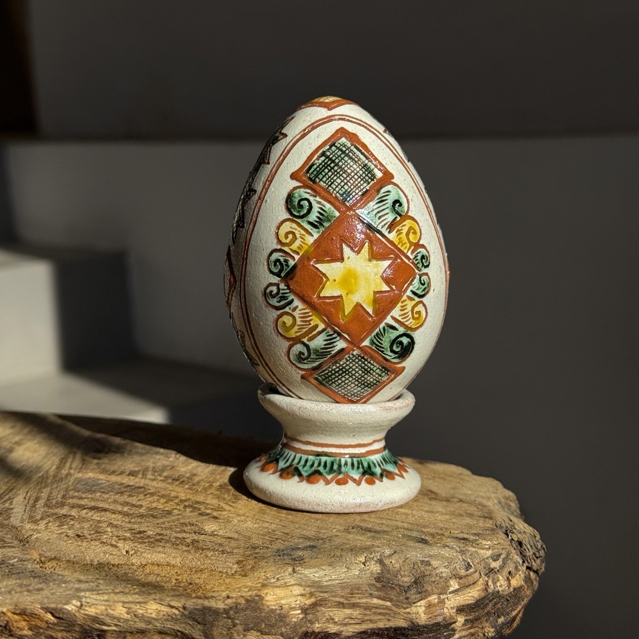 Писанка до столу "Ромбики", 11 см