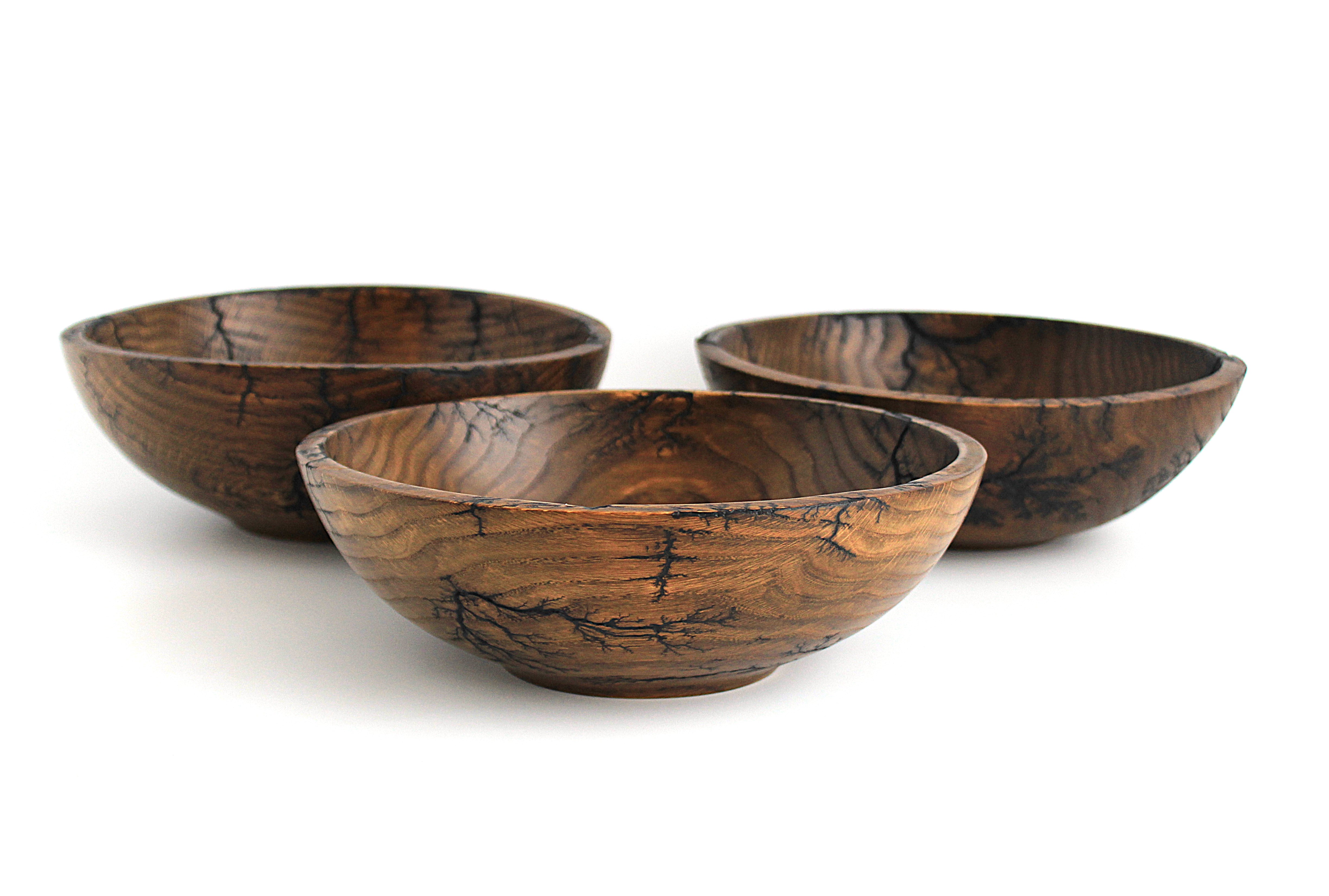 Салатник з дуба ручної роботи