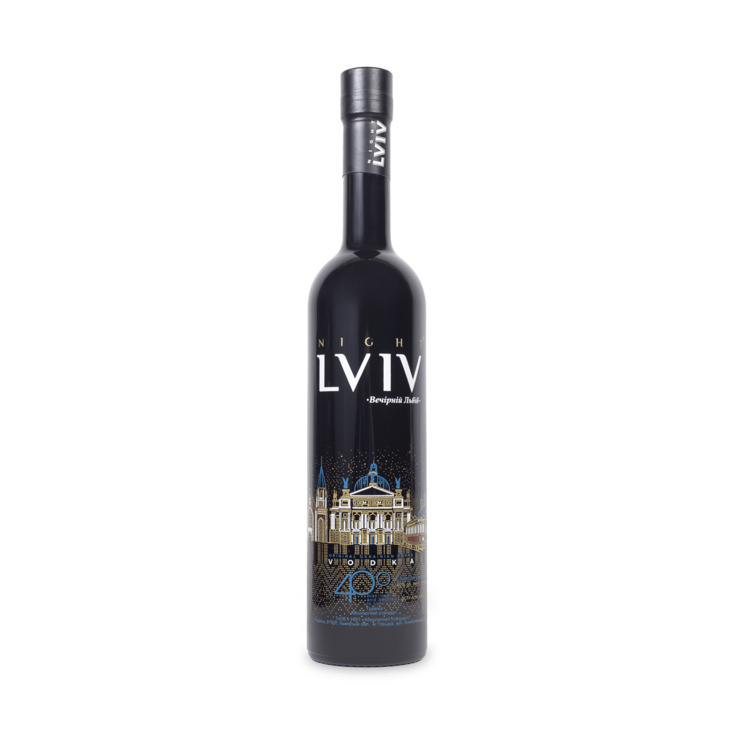 Vodka NIGHT LVIV BLACK 0,5 l.