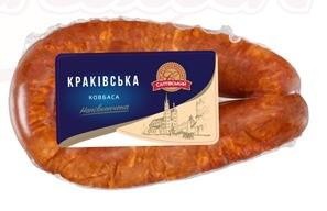 🇺🇦 "SALTIVSKYI" Колбаса Краковская, 400 гр.