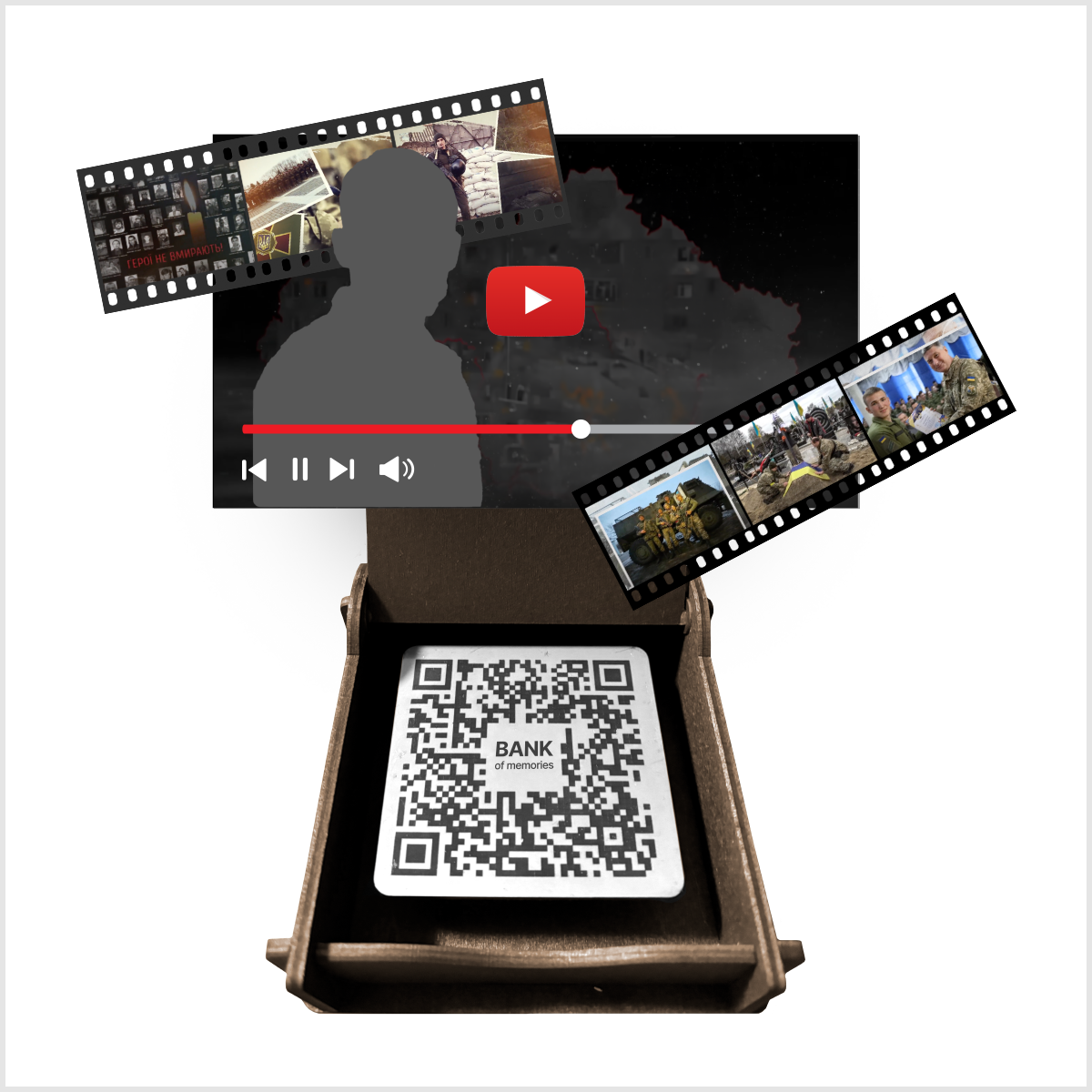 Меморіальний фільм + QR код