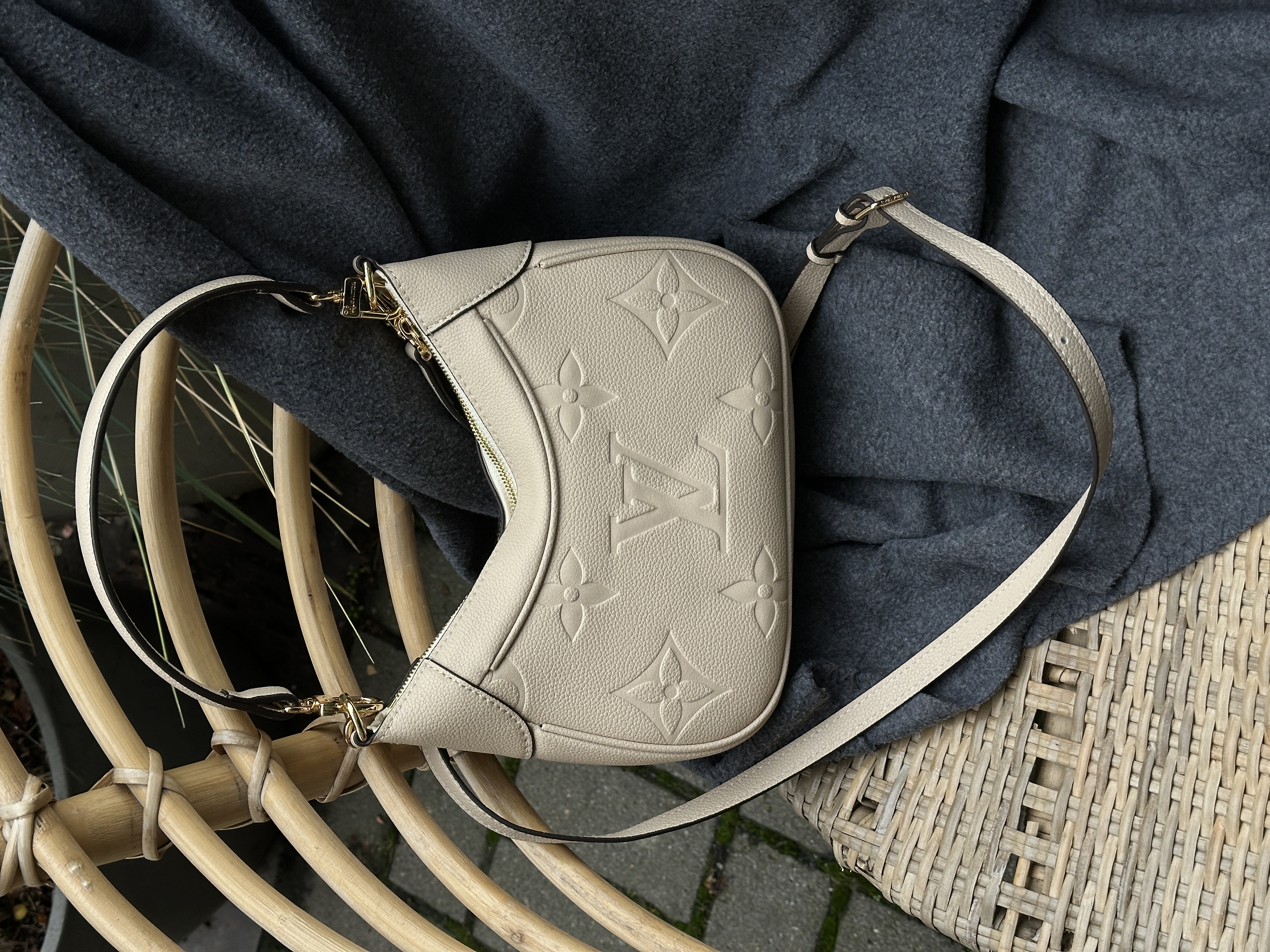 Louis Vuitton Bagatelle Bag Cream