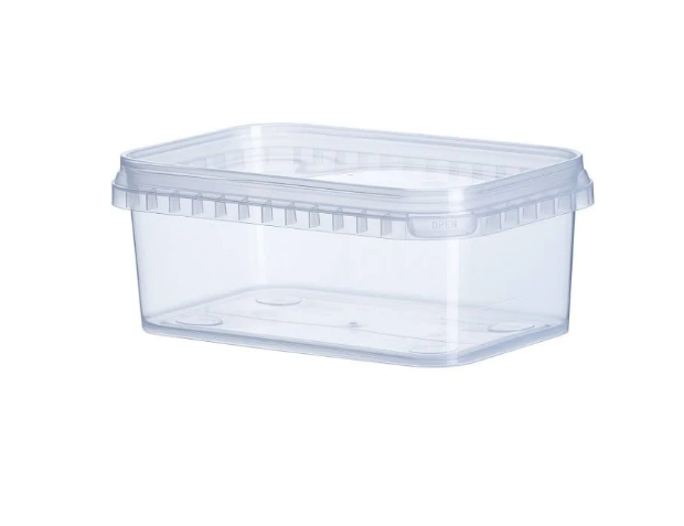 Судок прозорий 500 мл (прямокутний), упаковка 200 шт, 006600034