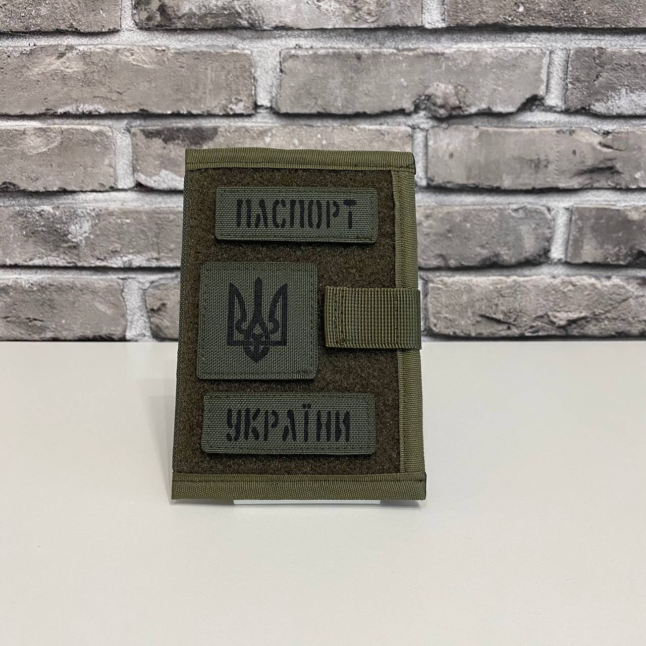 Обкладинка на паспорт ВЕЛКРО хакі