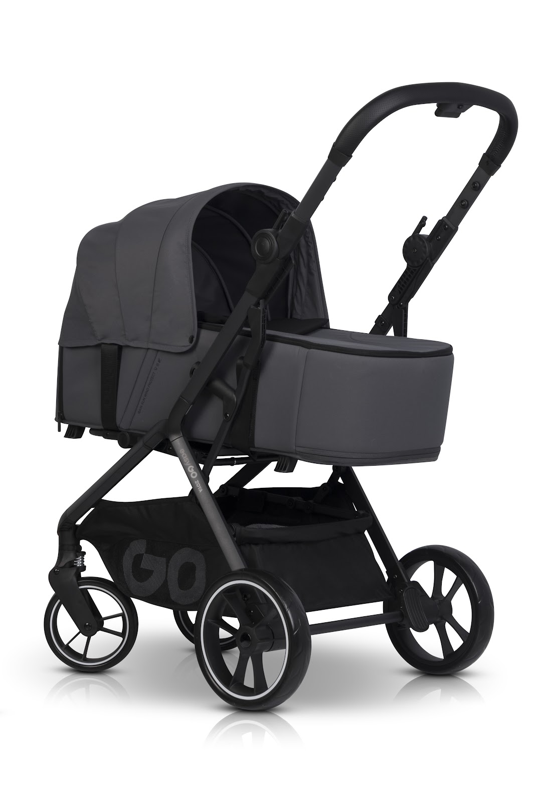 Коляска 2 в 1 EasyGo Zoya Cloud grey