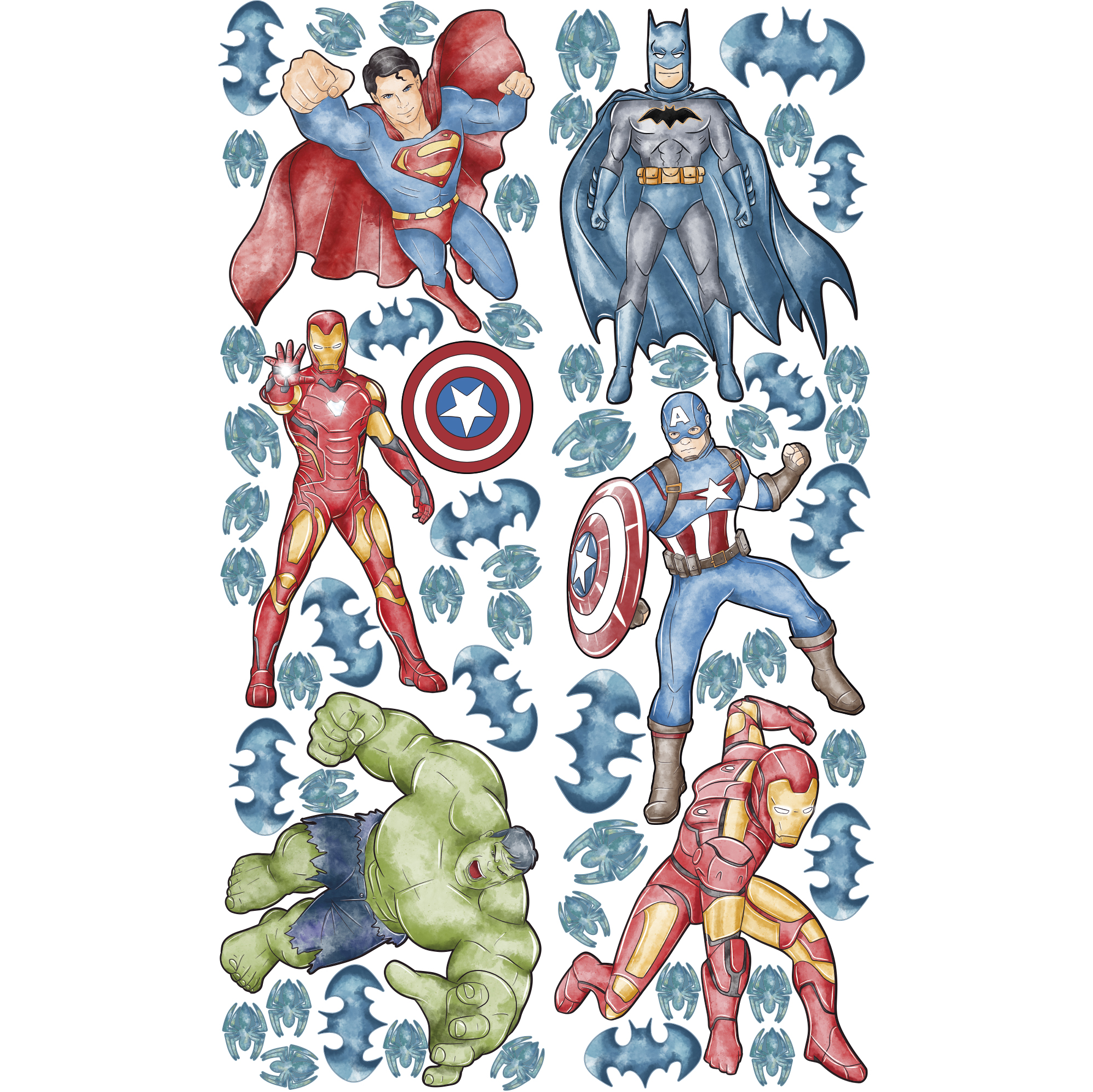 Наліпки "Супергерої 1.76"