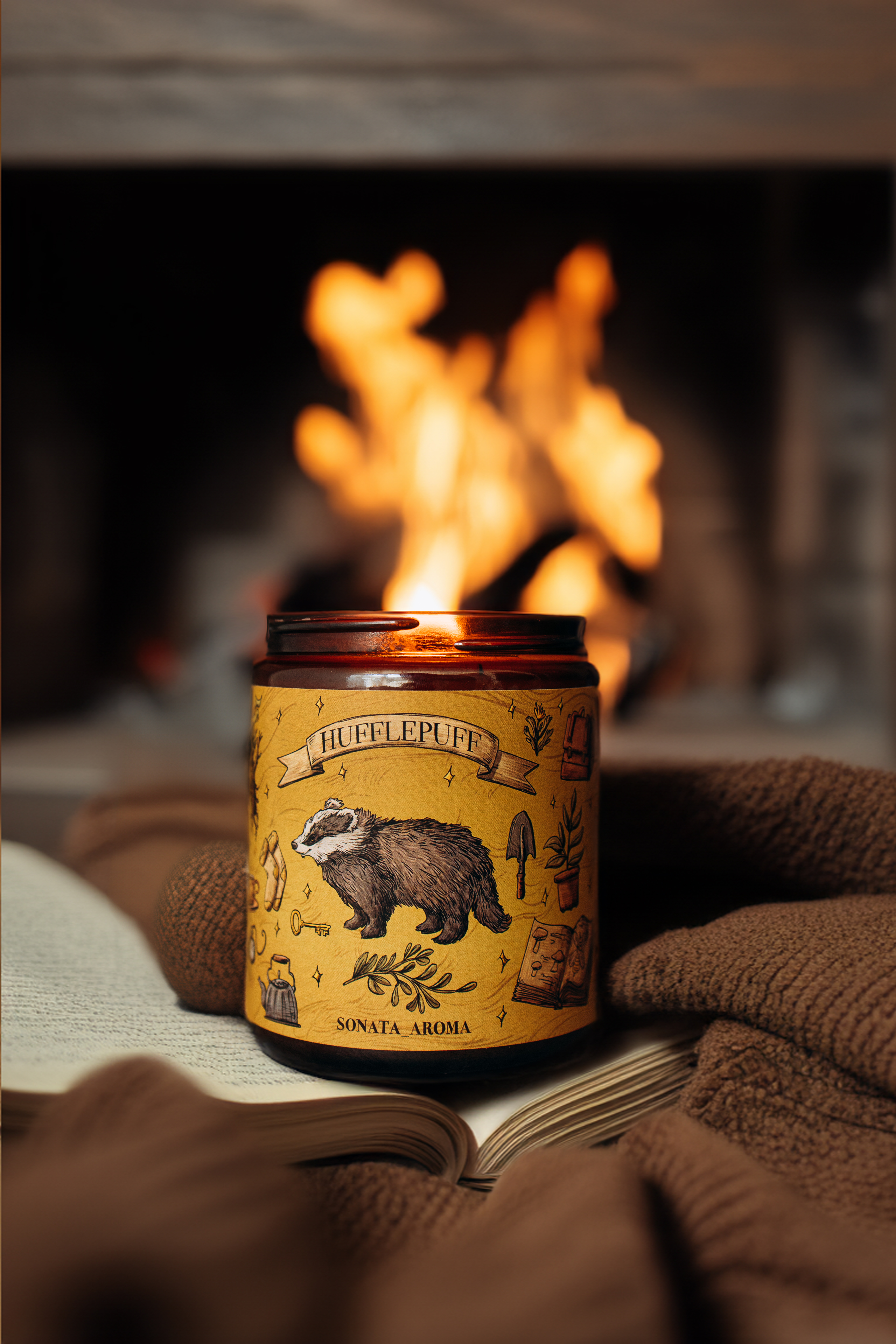 Свічка з борсуком