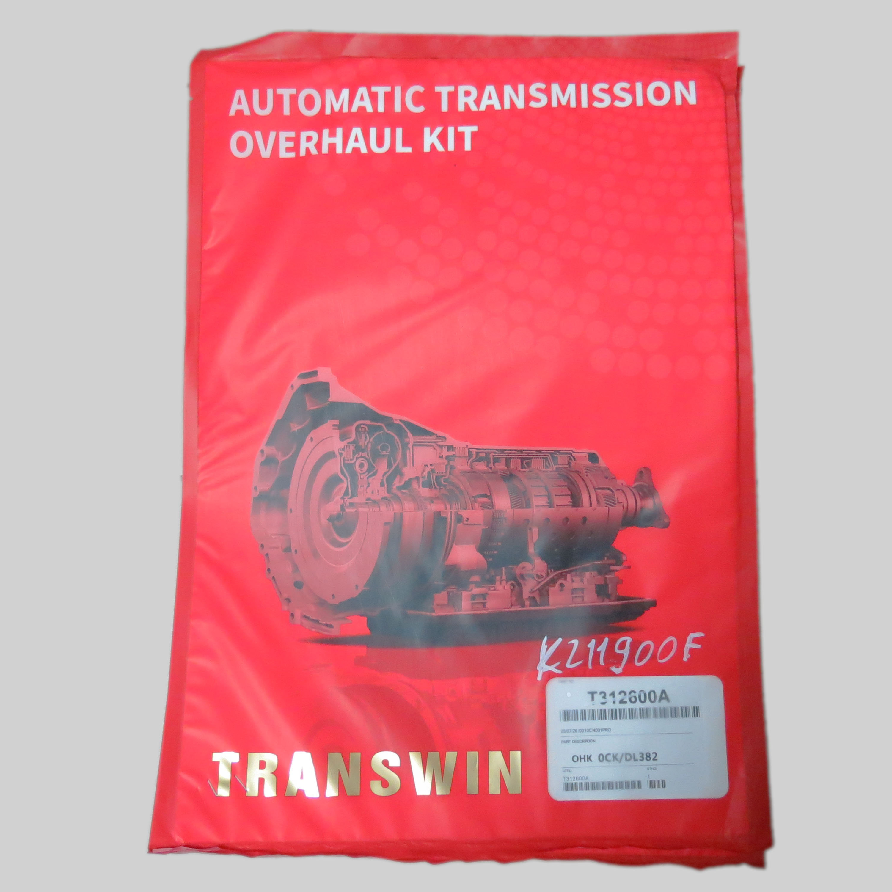 Комплект прокладок оверхол DL382 0CK