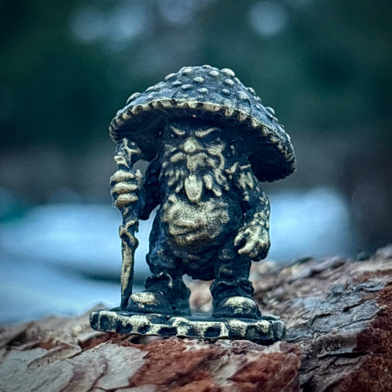 Фігурка Грибочок з латуні