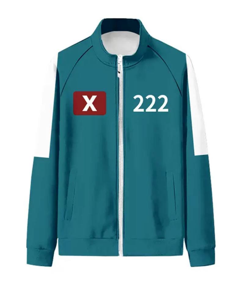 Спортивна кофта "Гра в Кальмара" Гравець 222