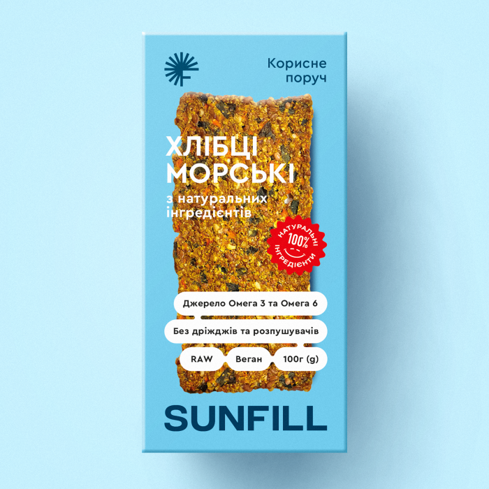 Хлібці морські - Sunfill, 100 г