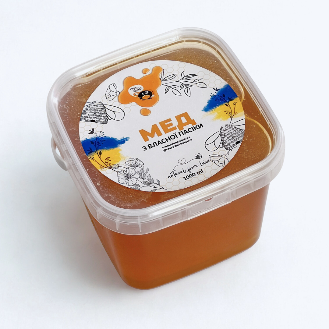 Мед різнотрав’я (літній букет), 1 літр