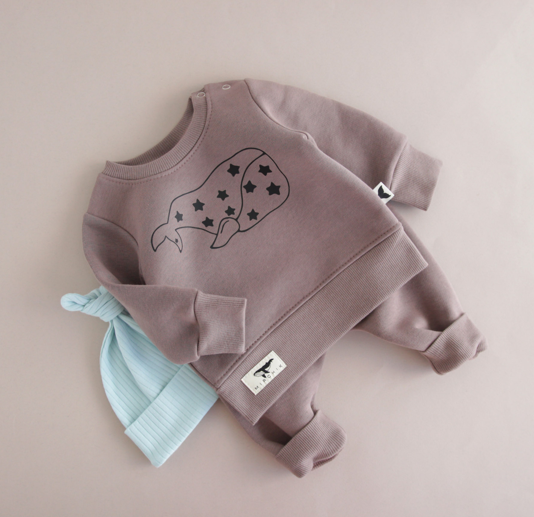 Костюмчик утеплений на флісі з китом