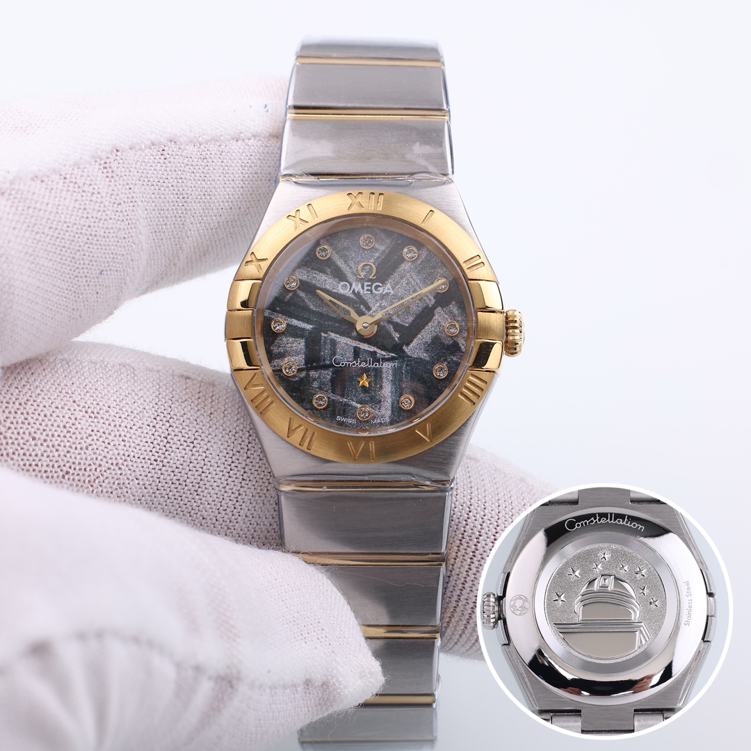 Omega women 123.10.24.60.57.006 Constellation Quartz 24mm