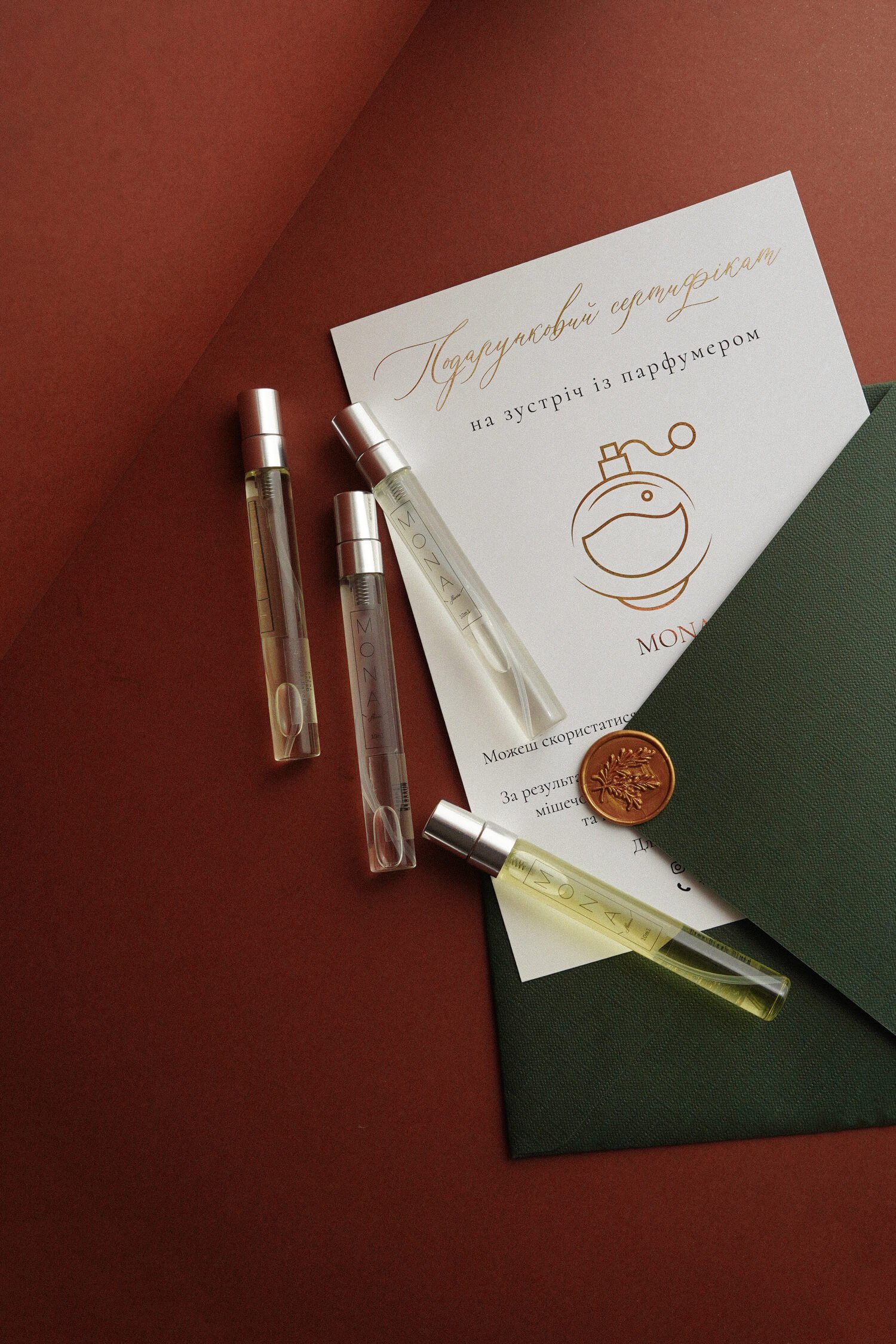 Подарунковий сертифікат на зустріч з парфумером