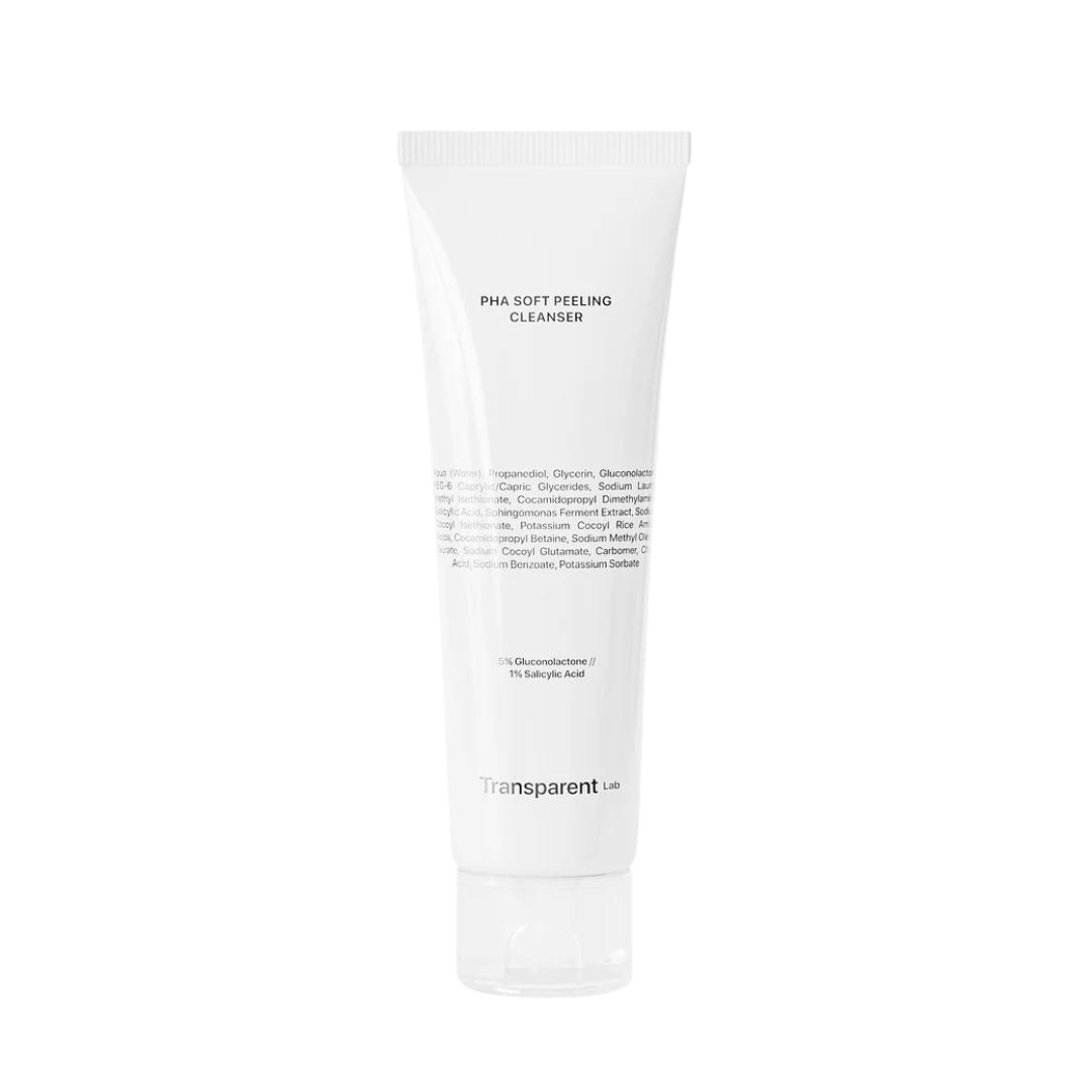 Очищуючий засіб для обличчя з ефектом пілінгу Transparent Lab PHA Soft Peeling Cleanser 150 ml