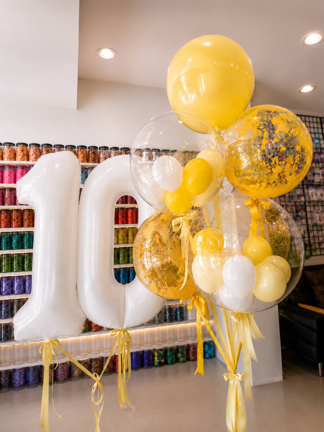 Sunny Bubble Bunch + Number Balloons