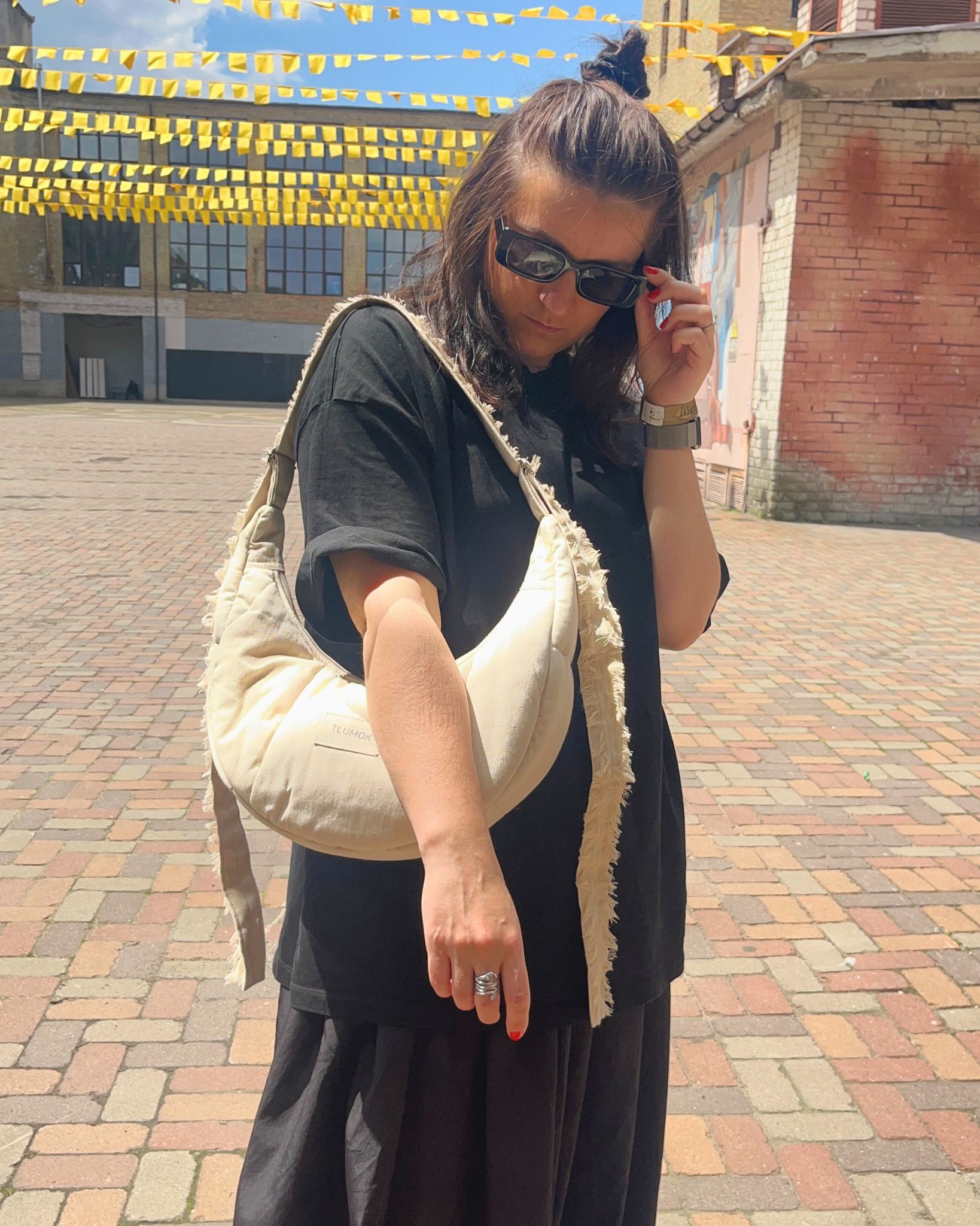 Moon bag XL Беж