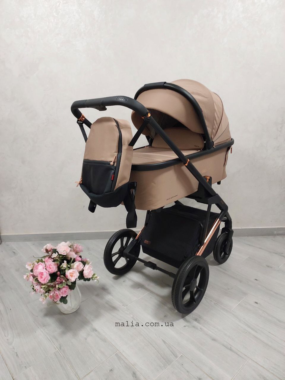Коляска універсальна CARRELLO Sigma CRL-6509 (2in1) Cream Beige