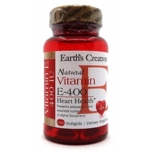 Earths Creation Vitamin E 180 DL-alpha - 100 софт гель