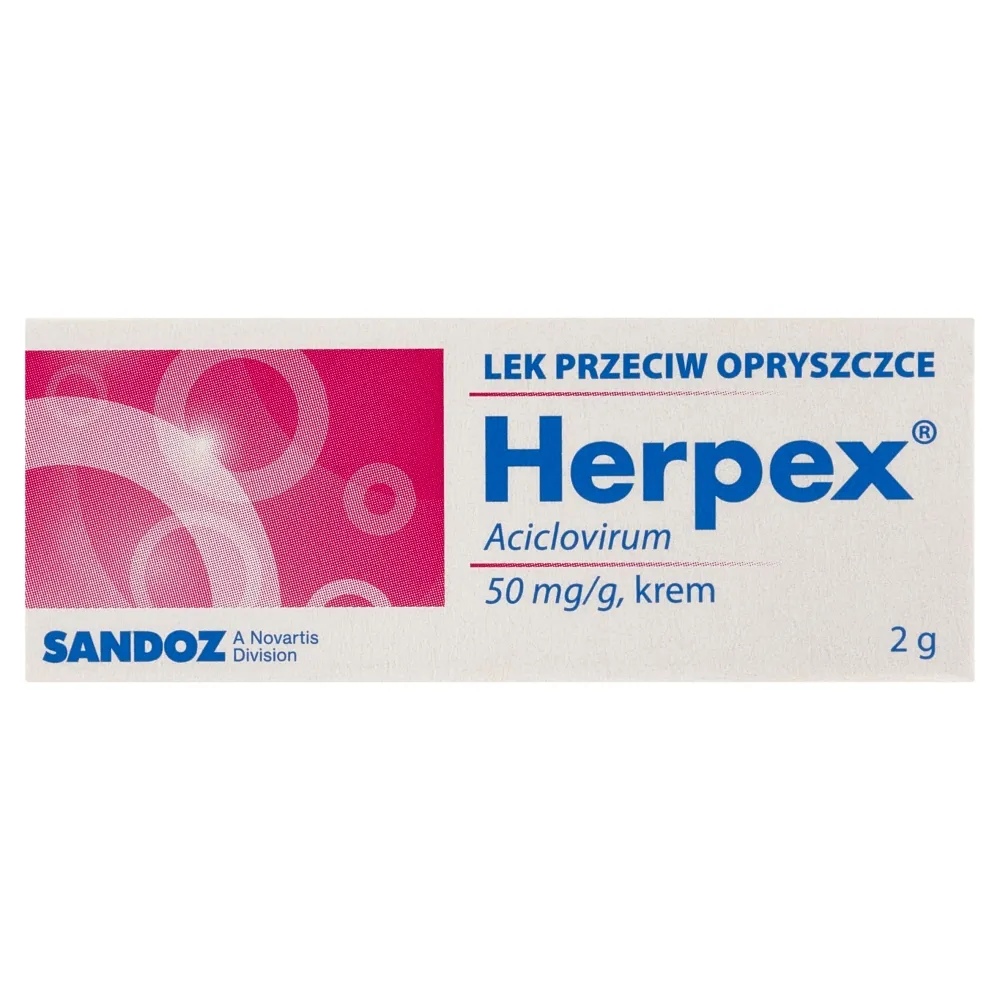 Herpex крем від герпесу 50 мг/г - 2 г