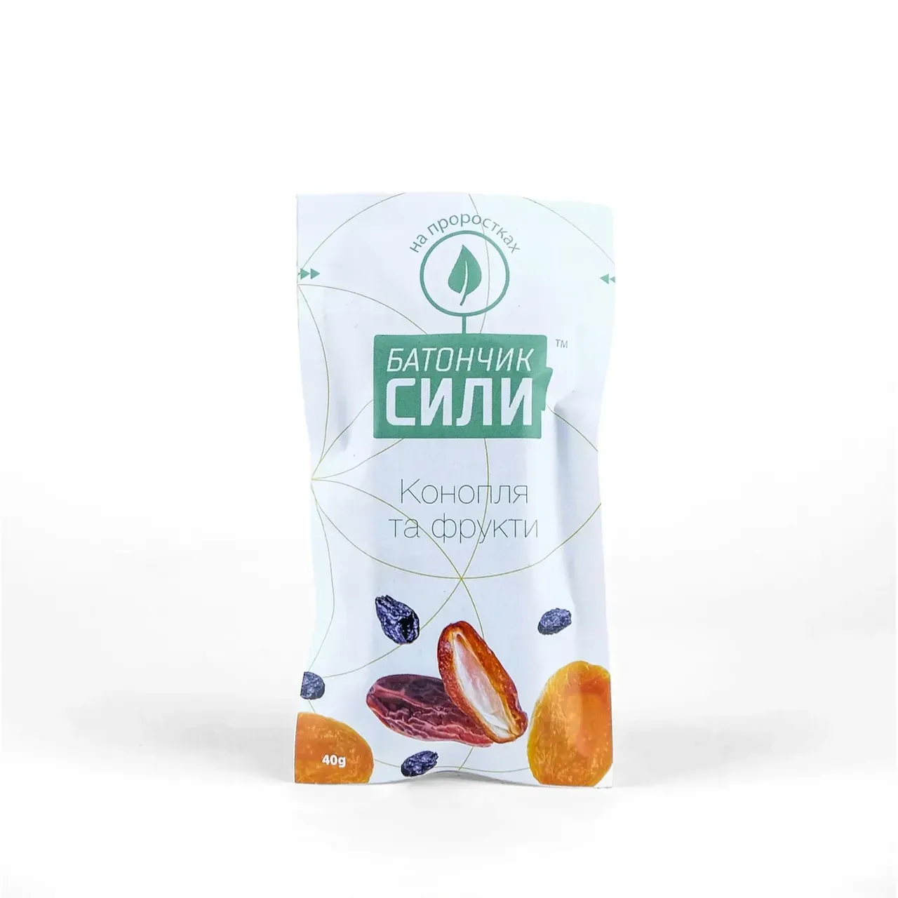 Батончик Сили "Конопля та фрукти" - Ineo, 40 г