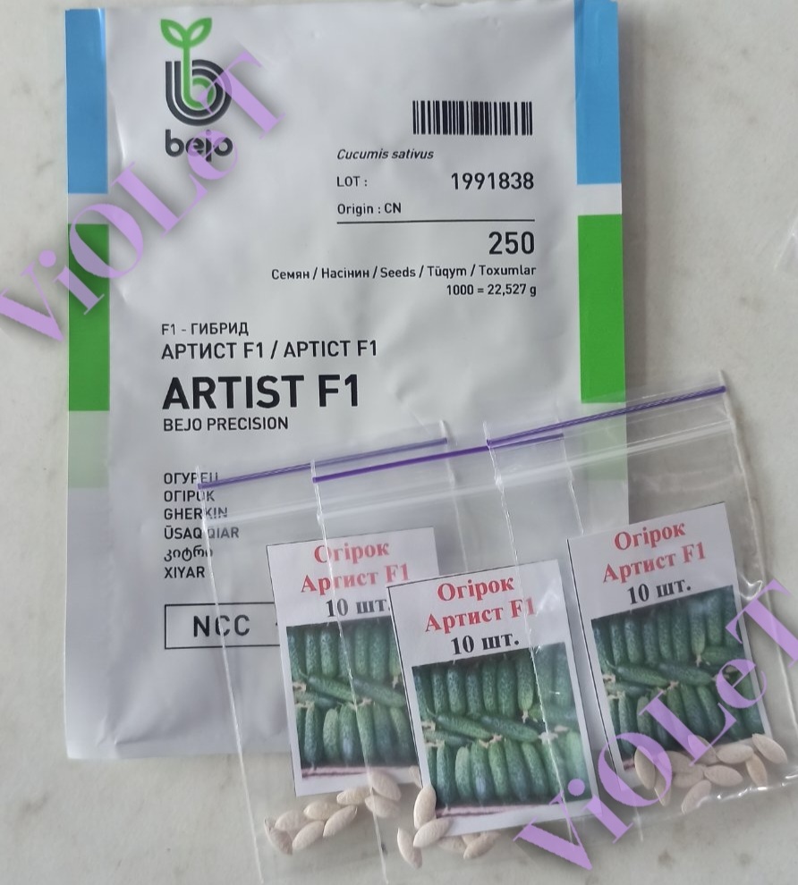 Огірок Артист F1, 10 шт. Bejo