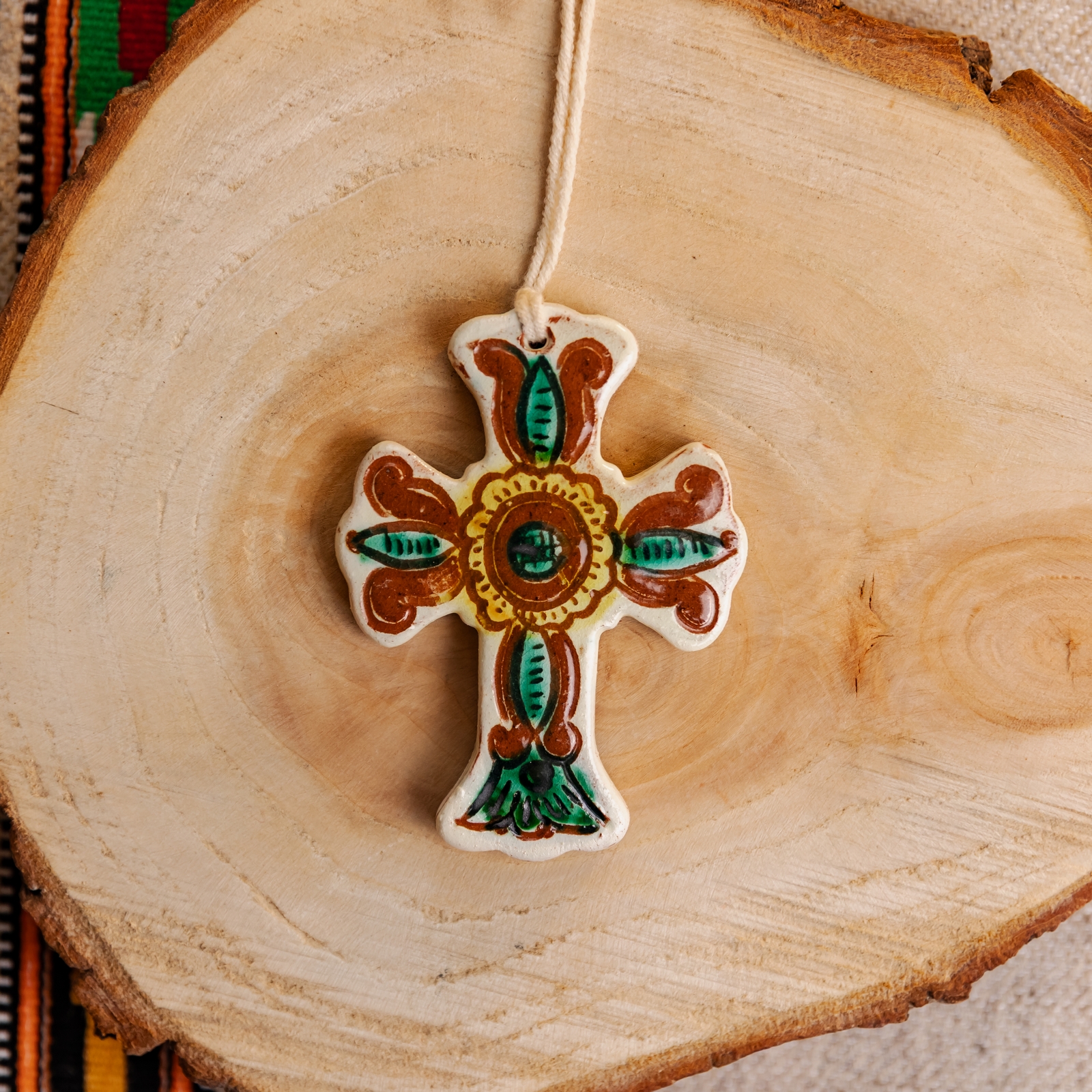 Керамічний хрестик, 8*6 см