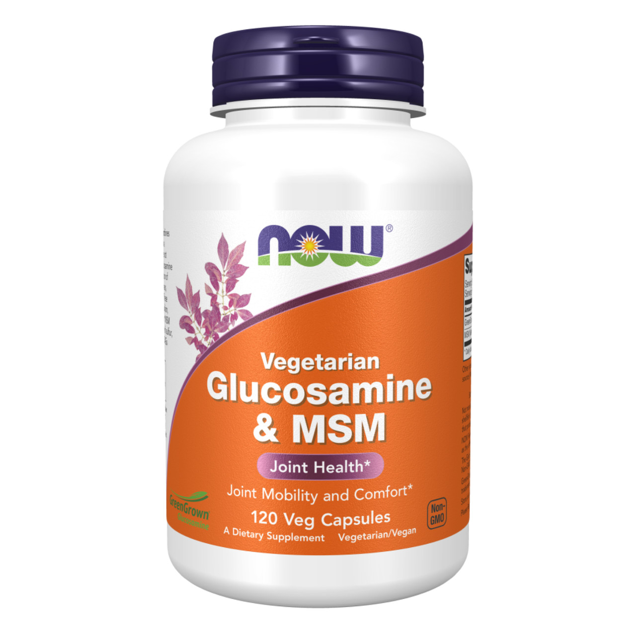Вегетаріанський комплекс з Глюкозаміном та МСМ, Veg Glucosamine & MSM 500/500 - 120 vcaps