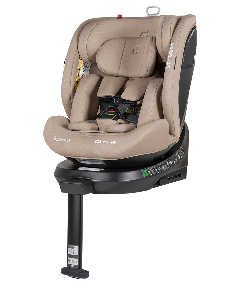 Автокрісло CARRELLO Octopus від 40 до 150 см 0+1+2+3 ISOFIX Sandstone Beige
