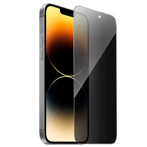 Захисне скло HOCO A34 Plus 9D Large Arc Anti-spy dustproof for iPhone15 Plus Black