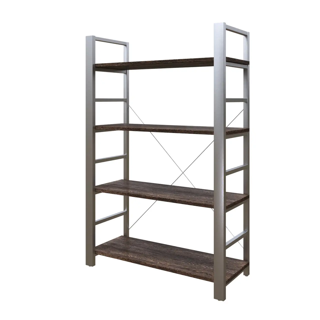 Стелаж металевий 4 полиці М 3B, стелаж з полицями 820/348/1265 мм., стелаж Лофт