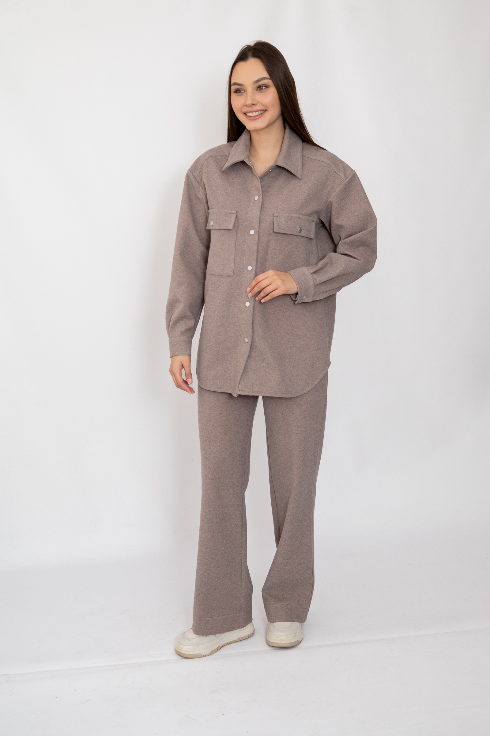 Теплий костюм з сорочкою