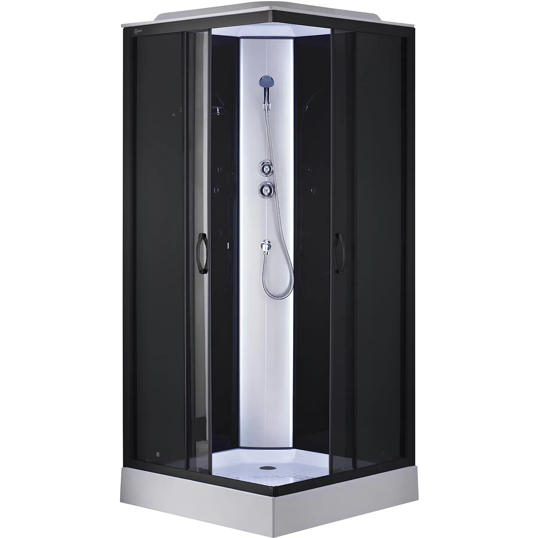 Душовий бокс квадратний з піддоном NIDA L90GBB BRAVO