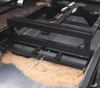 Ленточный транспортер для вывода опилок плоский 6000 мм к ТТРР 450-700