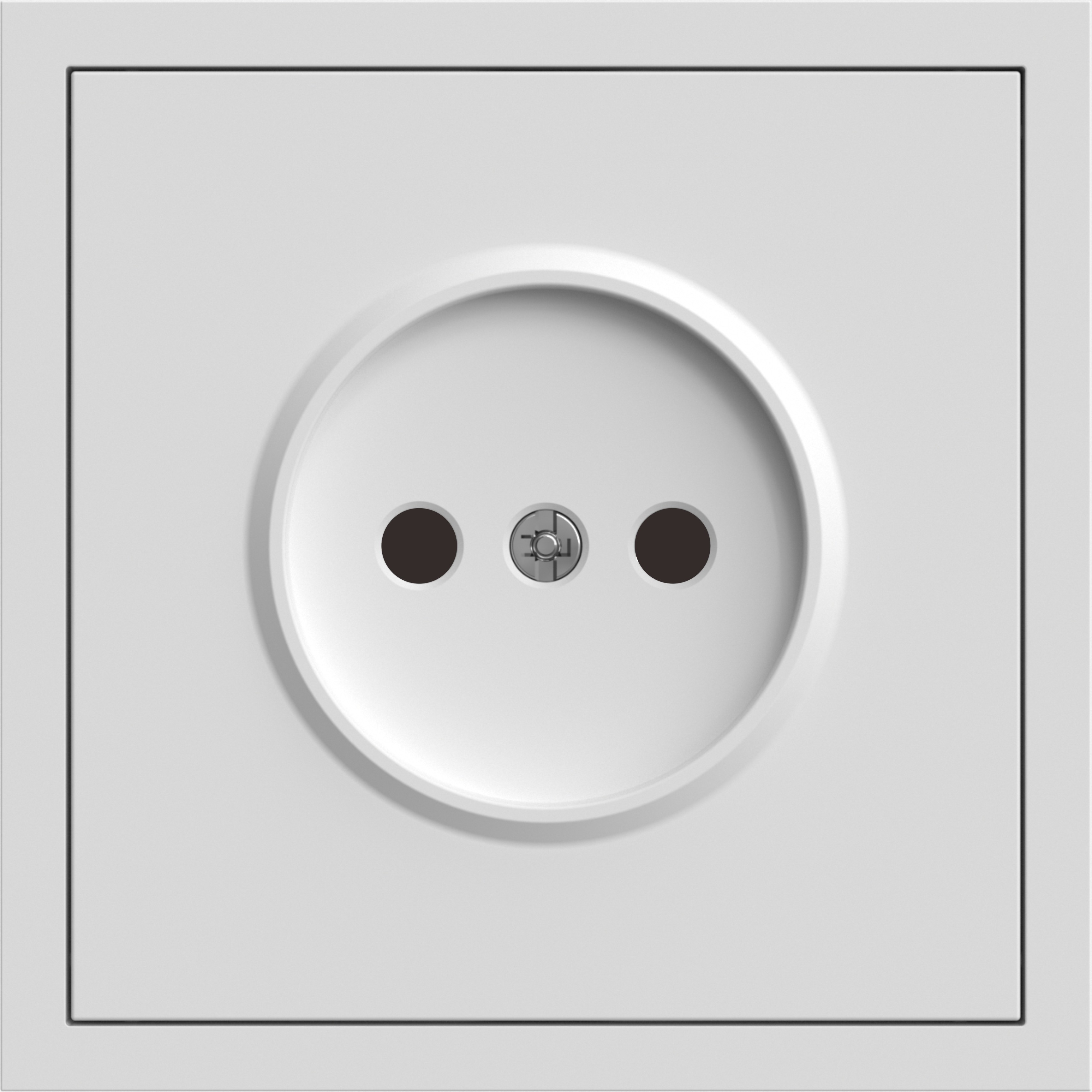 ER111-W розетка без заземлення, механізм білий 16А Soft