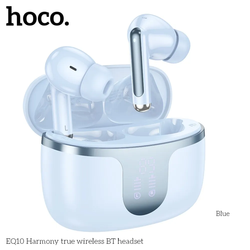 Навушники бездротові HOCO EQ10 Plus Harmony true wireless ANC+ENC BT5.4/7hours
