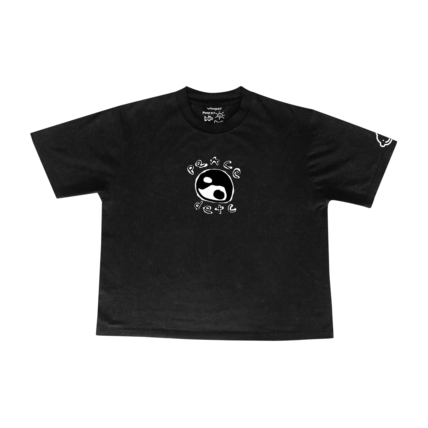 Футболка "Peace detc" біла