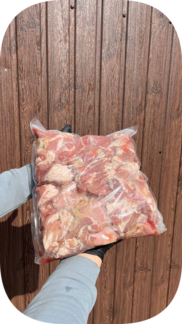 Шашлик маринований із задньої частини (вакуумований) (кг)
