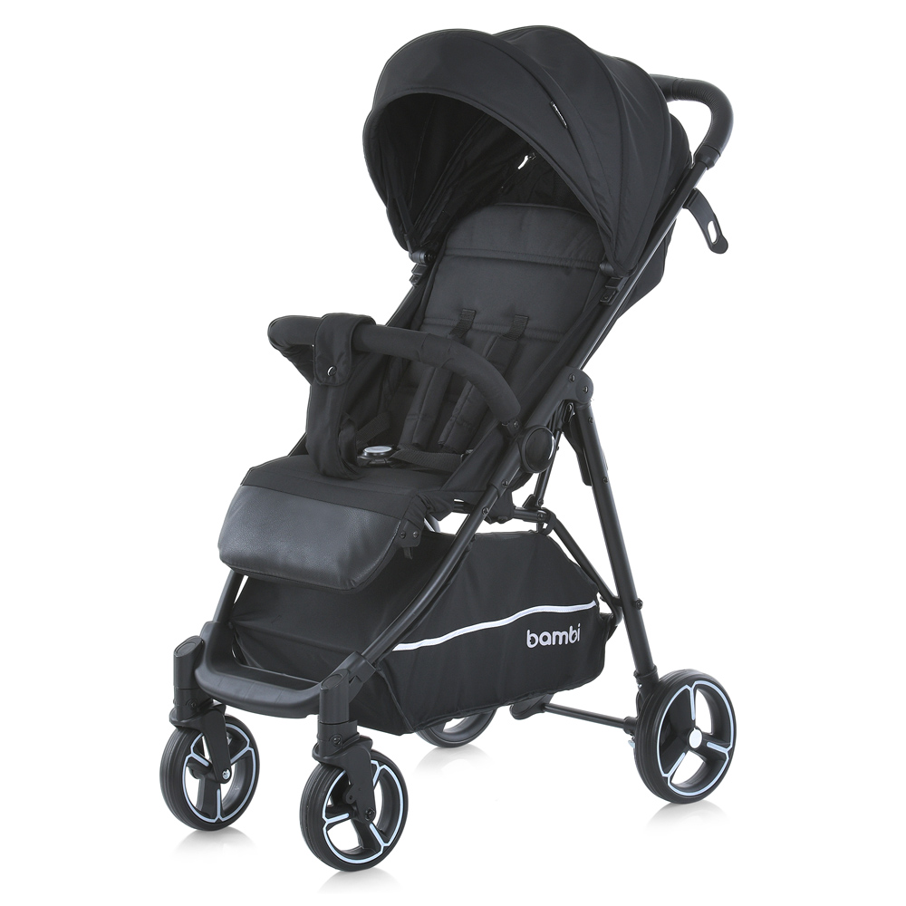 Прогулянкова коляска Bambi M 4249-2 Black Matt