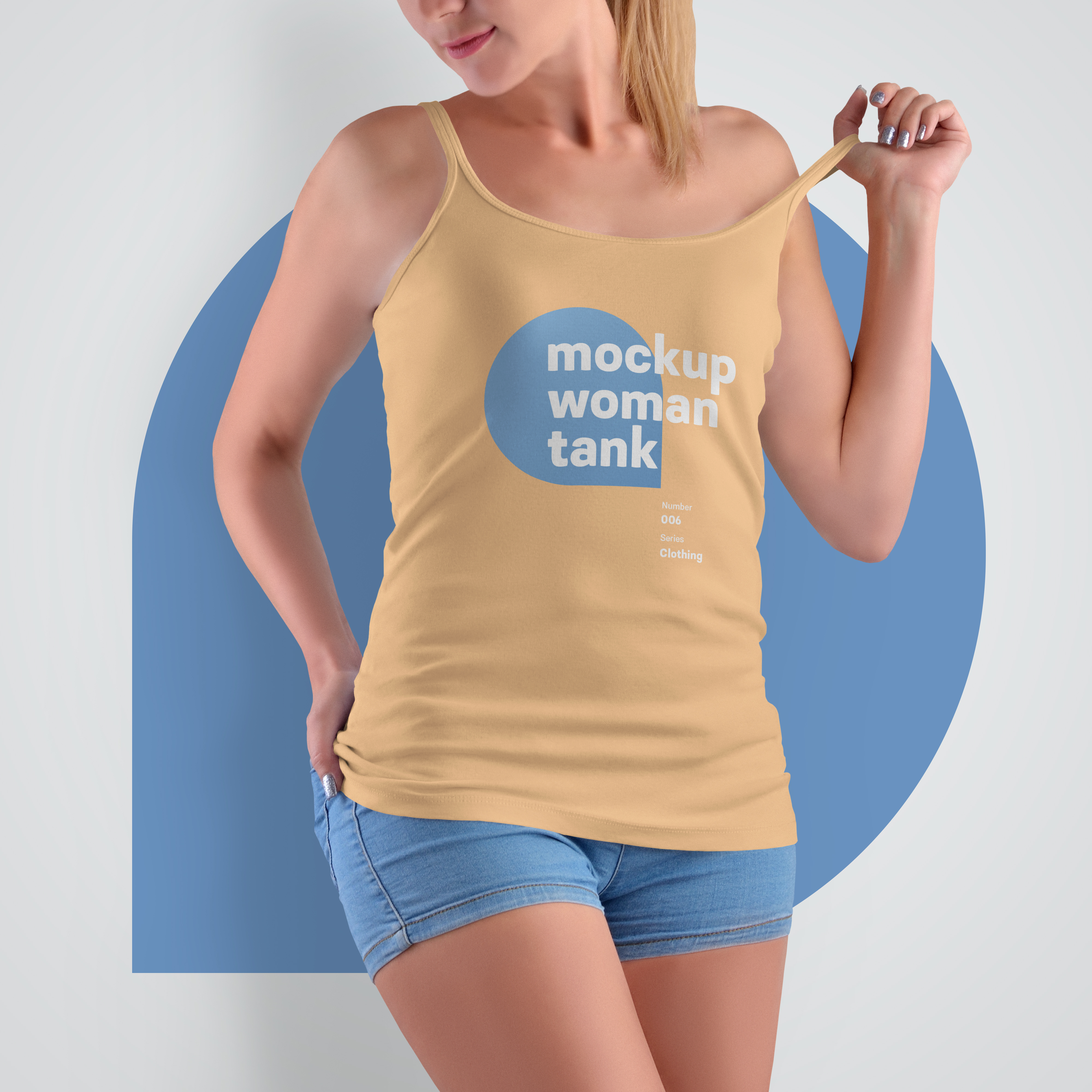3 Mockups Woman Tank