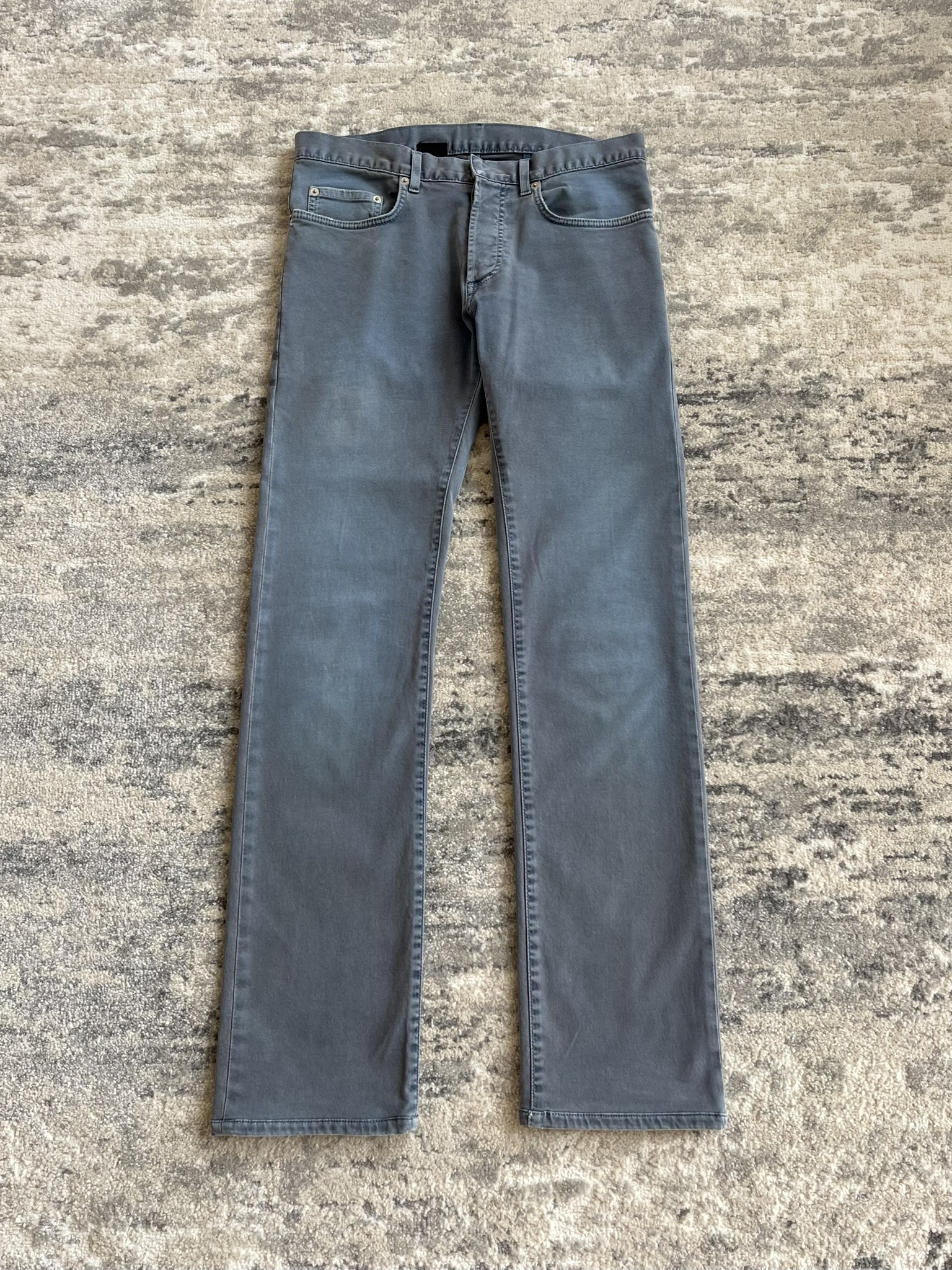 dior homme ss13 light blue wash denim