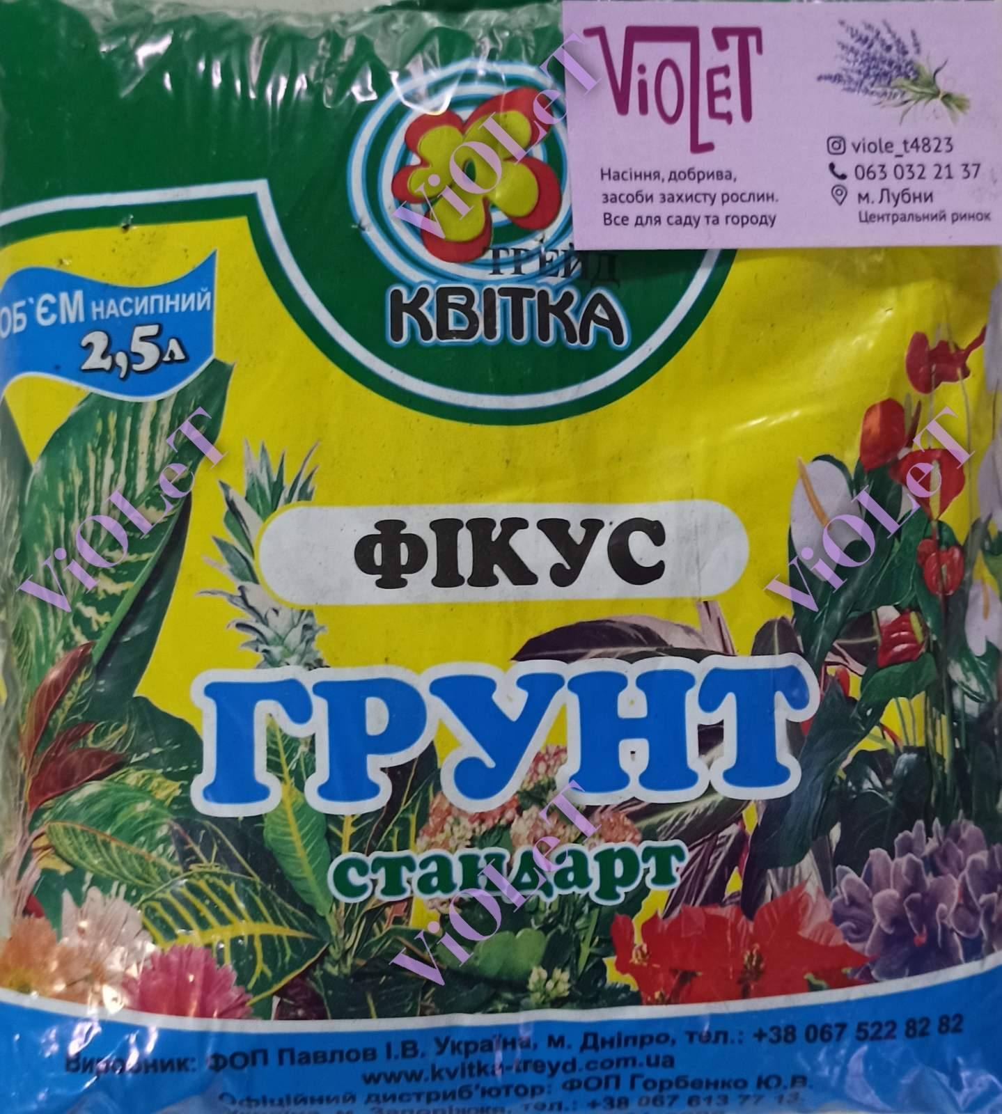 Грунт Трейд Квітка Фікус, 2,5 л