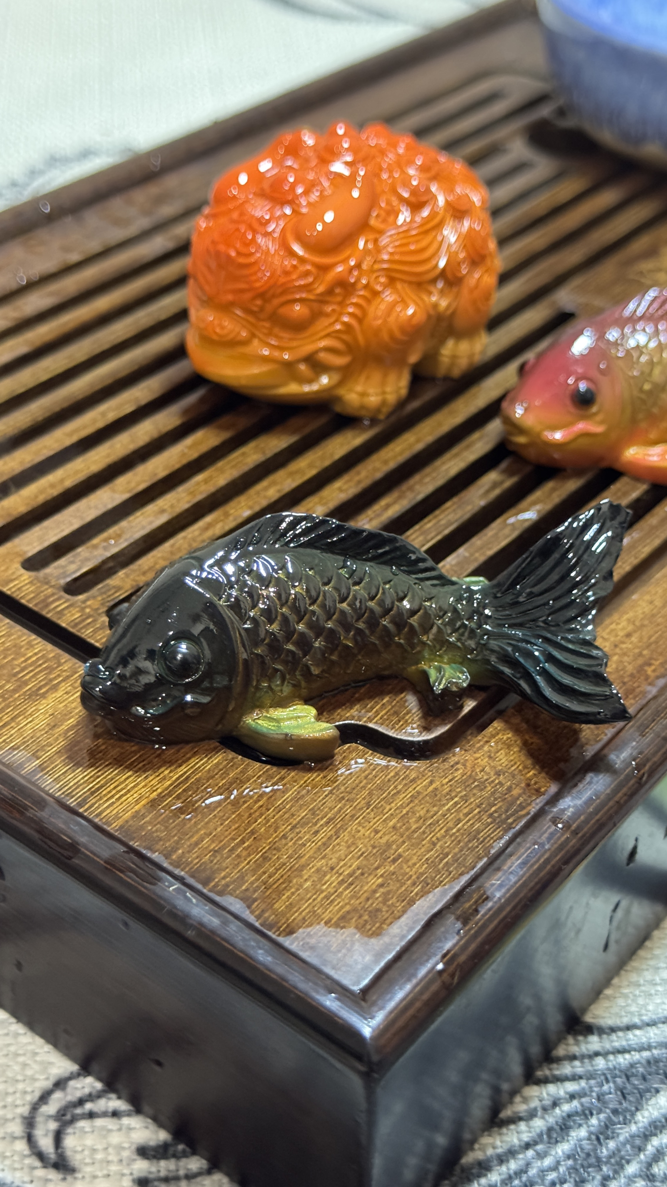 Чайна фігура Риба. Дух чаю, що змінює колір.