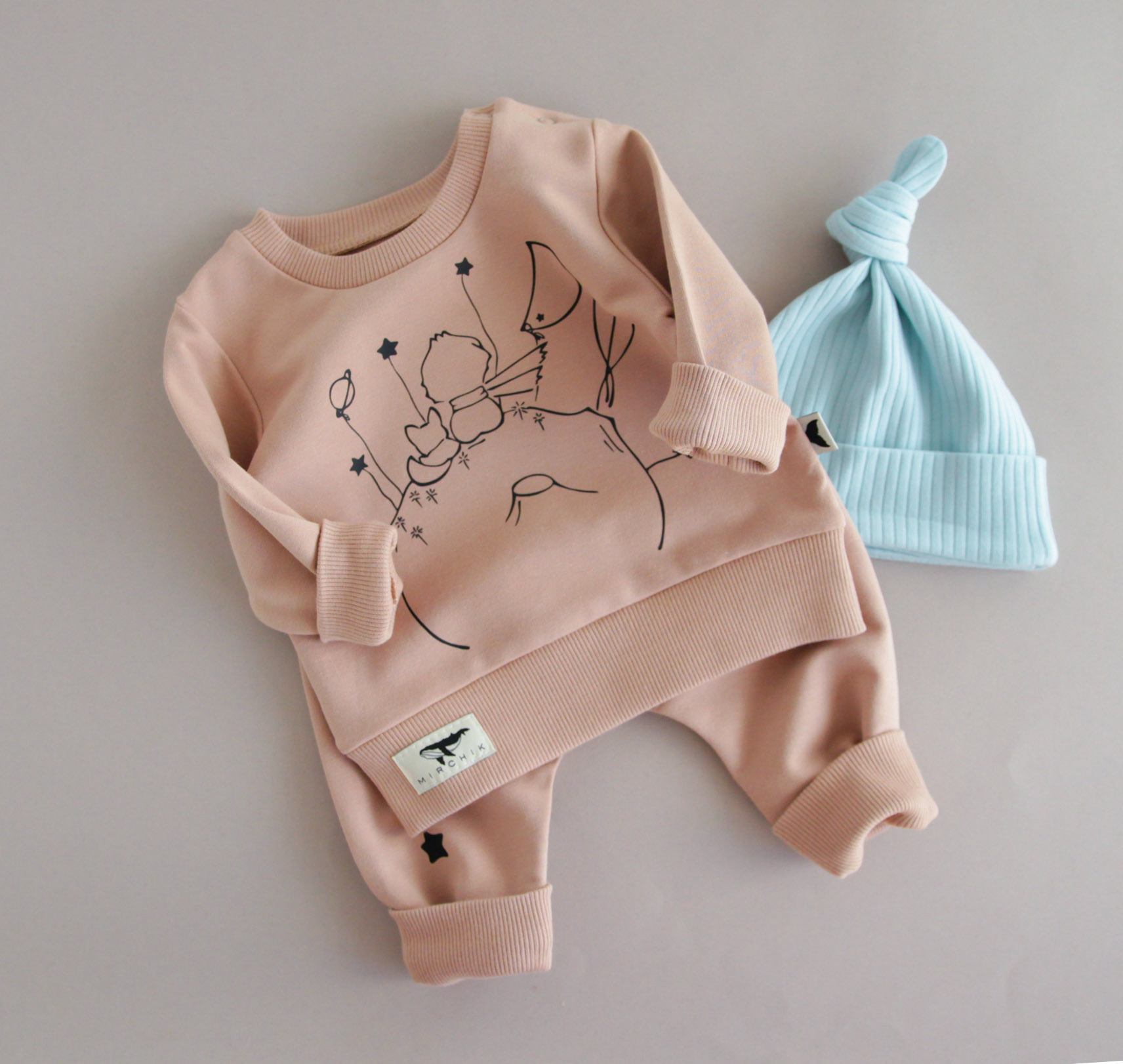 Костюмчик  Маленький Принц з лисичкою, бежевий